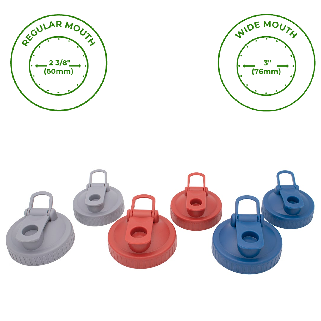 Pour & Store Shaker Lid with Carry Loop for Mason Jars - Simple Life Amish Store