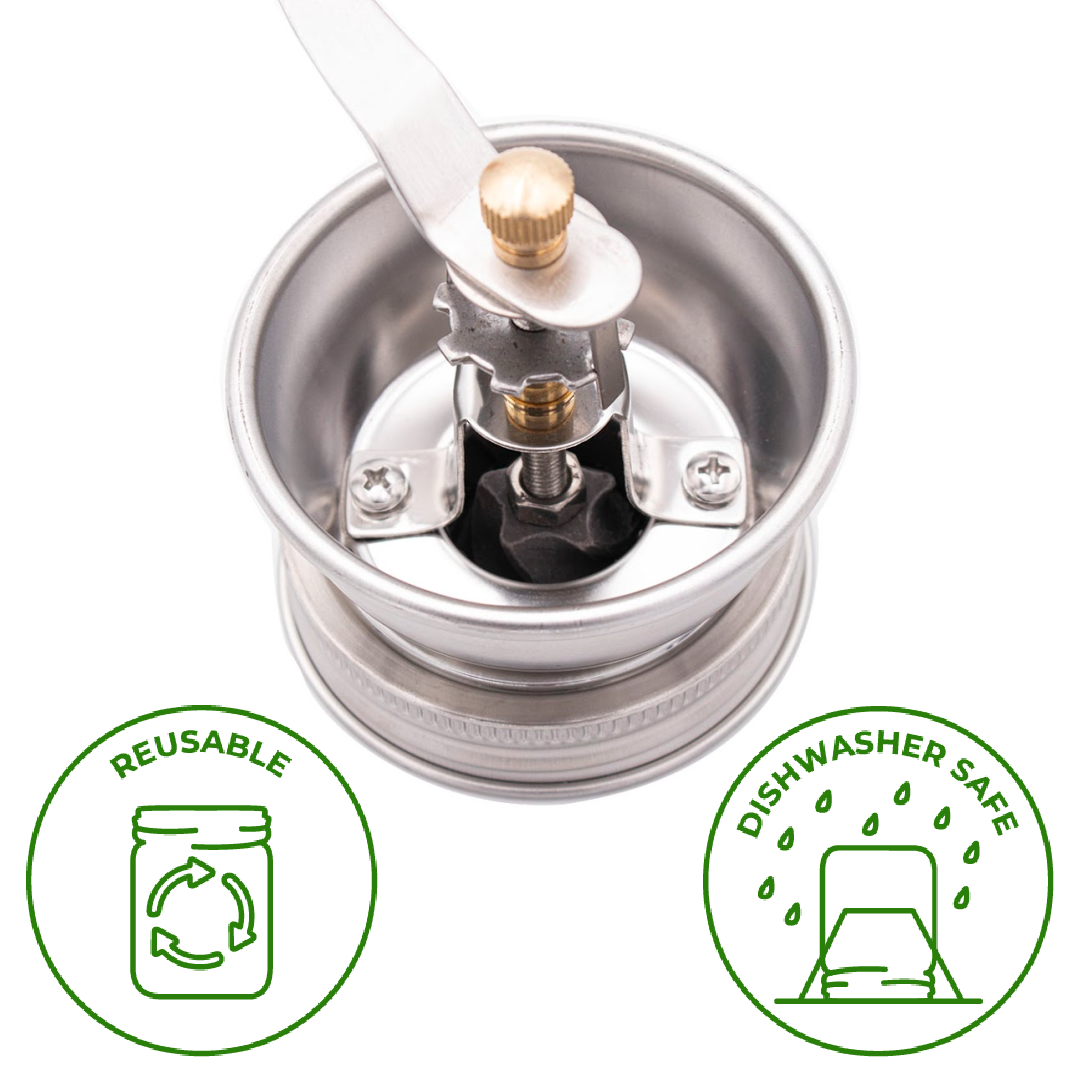 Coffee and Spice Grinder Lid for Mason Jars - Simple Life Amish Store