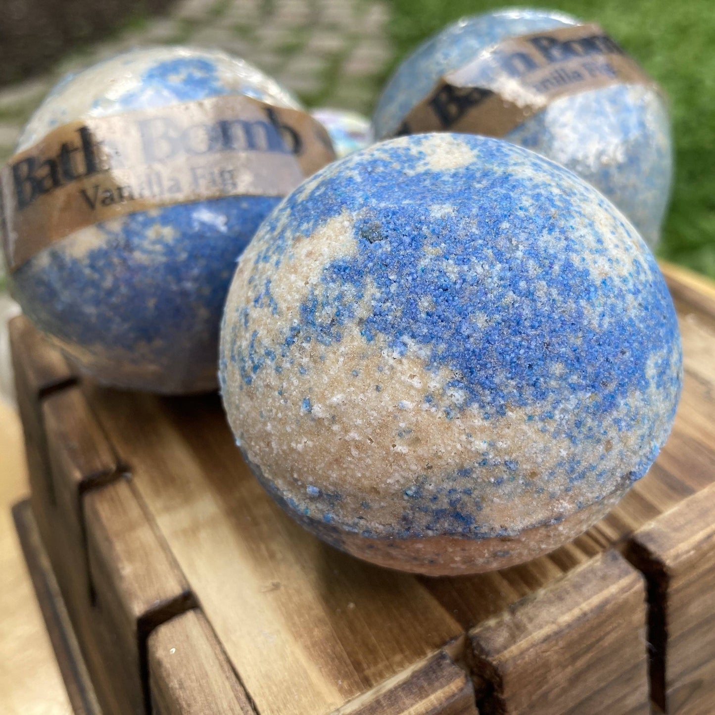 Goat Milk Bath Bomb - VANILLA FIG - Simple Life Amish Store