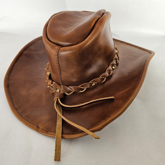 Leather Hat: Handcrafted by our favorite Amish Artisan - Simple Life Amish Store
