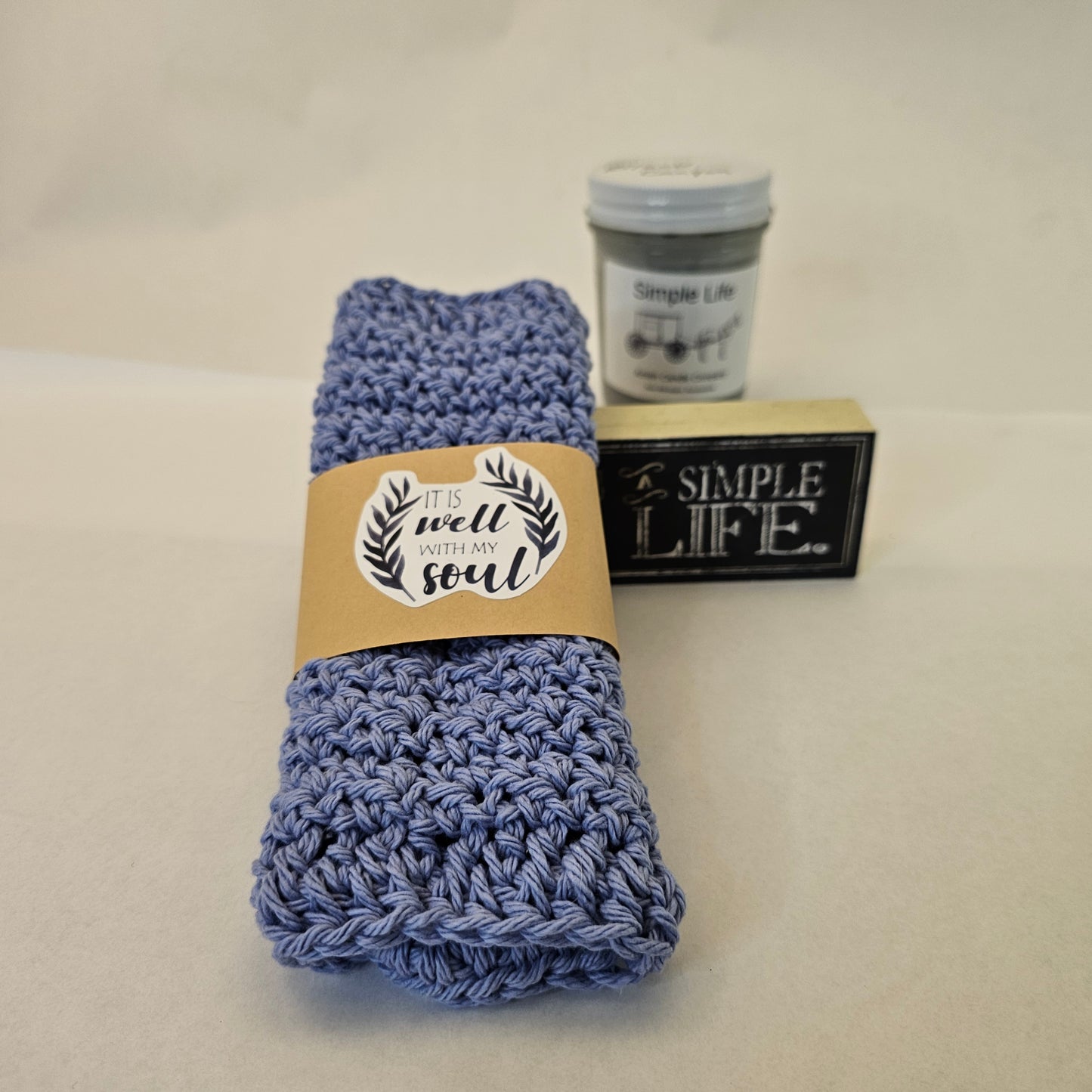 Hand-Crocheted Cotton Washcloths (set of 10) - Simple Life Amish Store