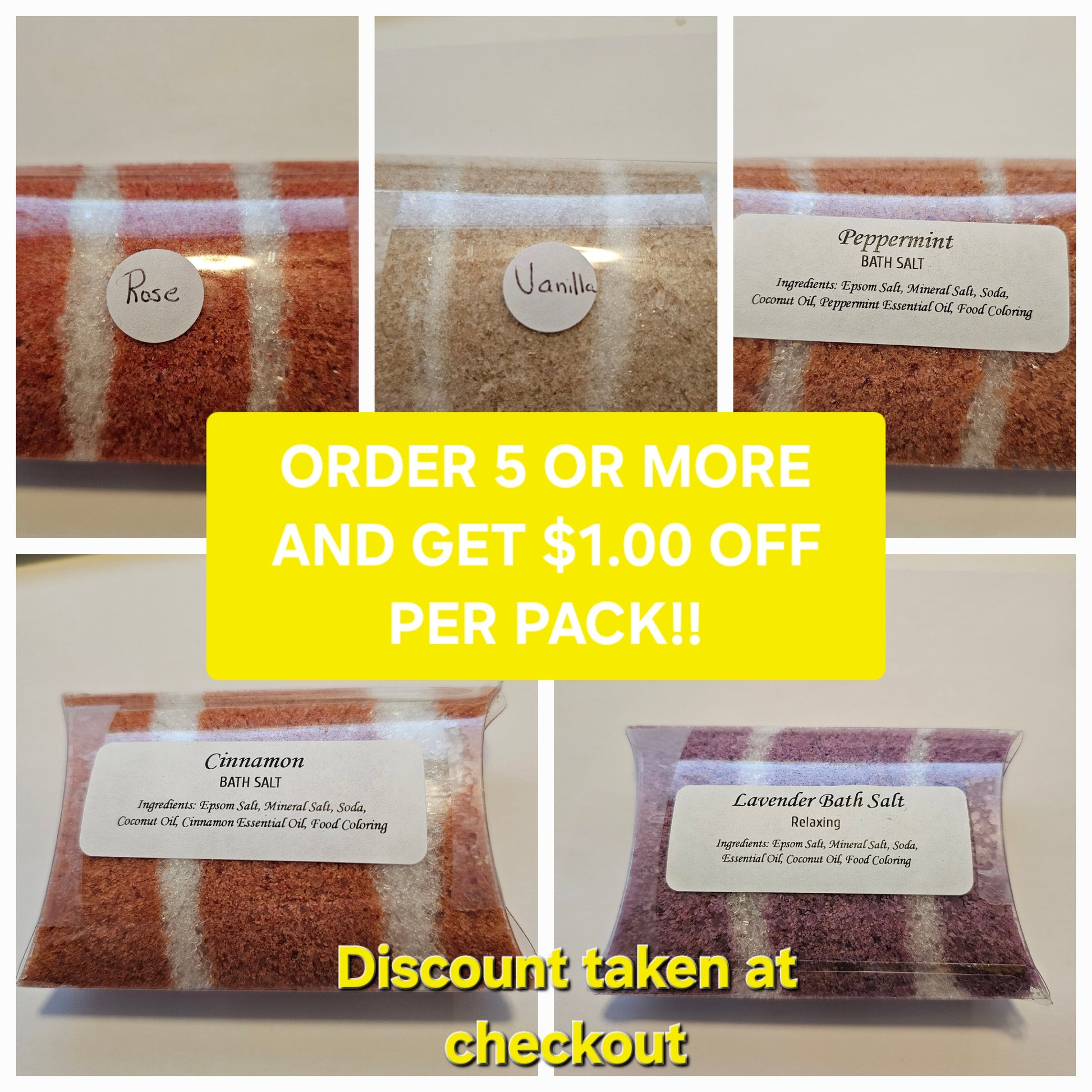 Bath Salts: Amish made Bath salts - Simple Life Amish Store