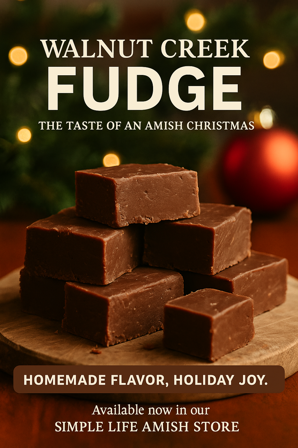 Walnut Creek Amish Fudge!
