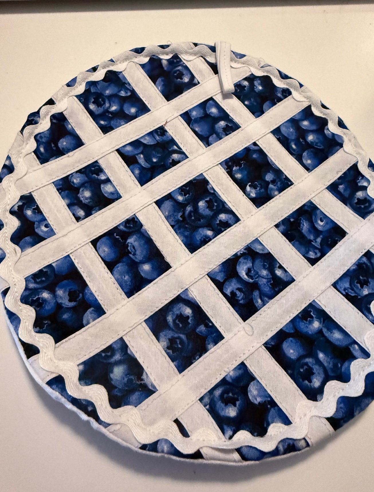 Amish made Blueberry/lemon jam and potholder set!