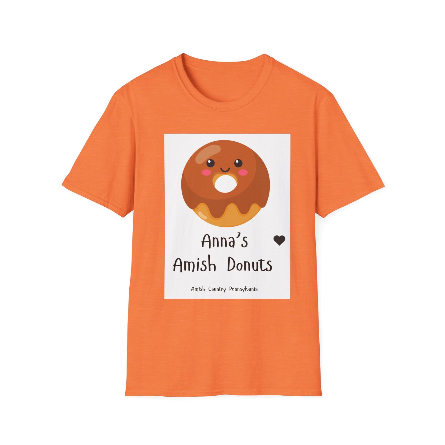 Anna's Amish Donuts Unisex Softstyle T-Shirt - Perfect for Food Lovers and Local Pride - Simple Life Amish Store