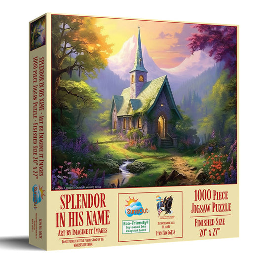 0142 Splendor in His Name 1000 pc Puzzle - Simple Life Amish Store