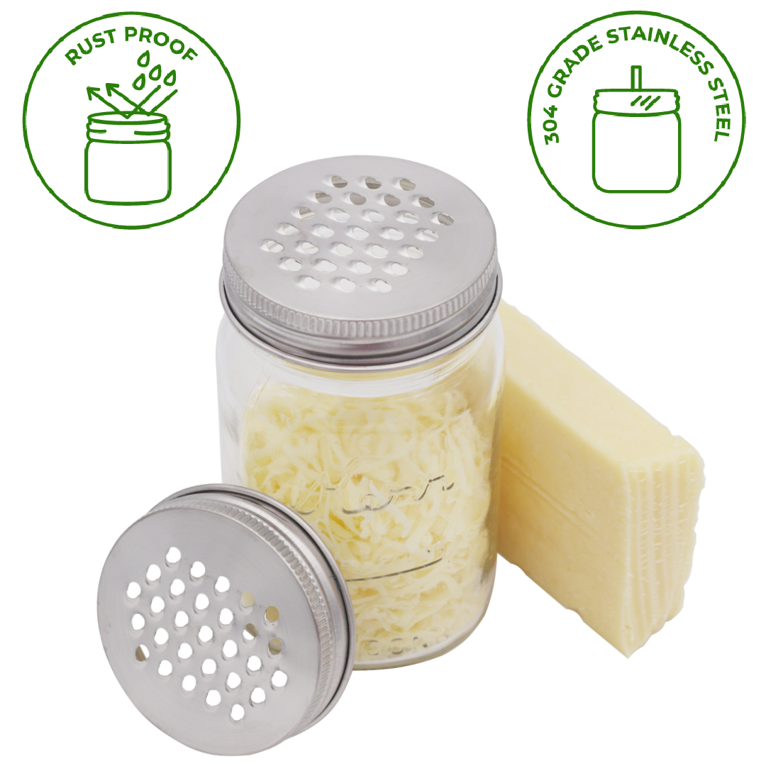 Grater / Shredder Lid for Mason Jars - Simple Life Amish Store