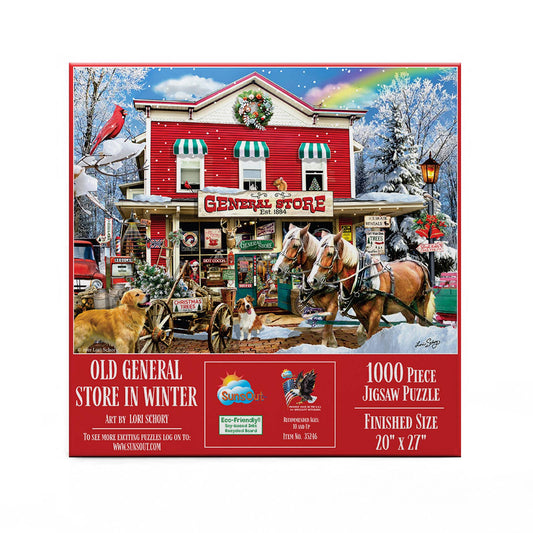 5122 Old General Store Winter 1000 pc Puzzle