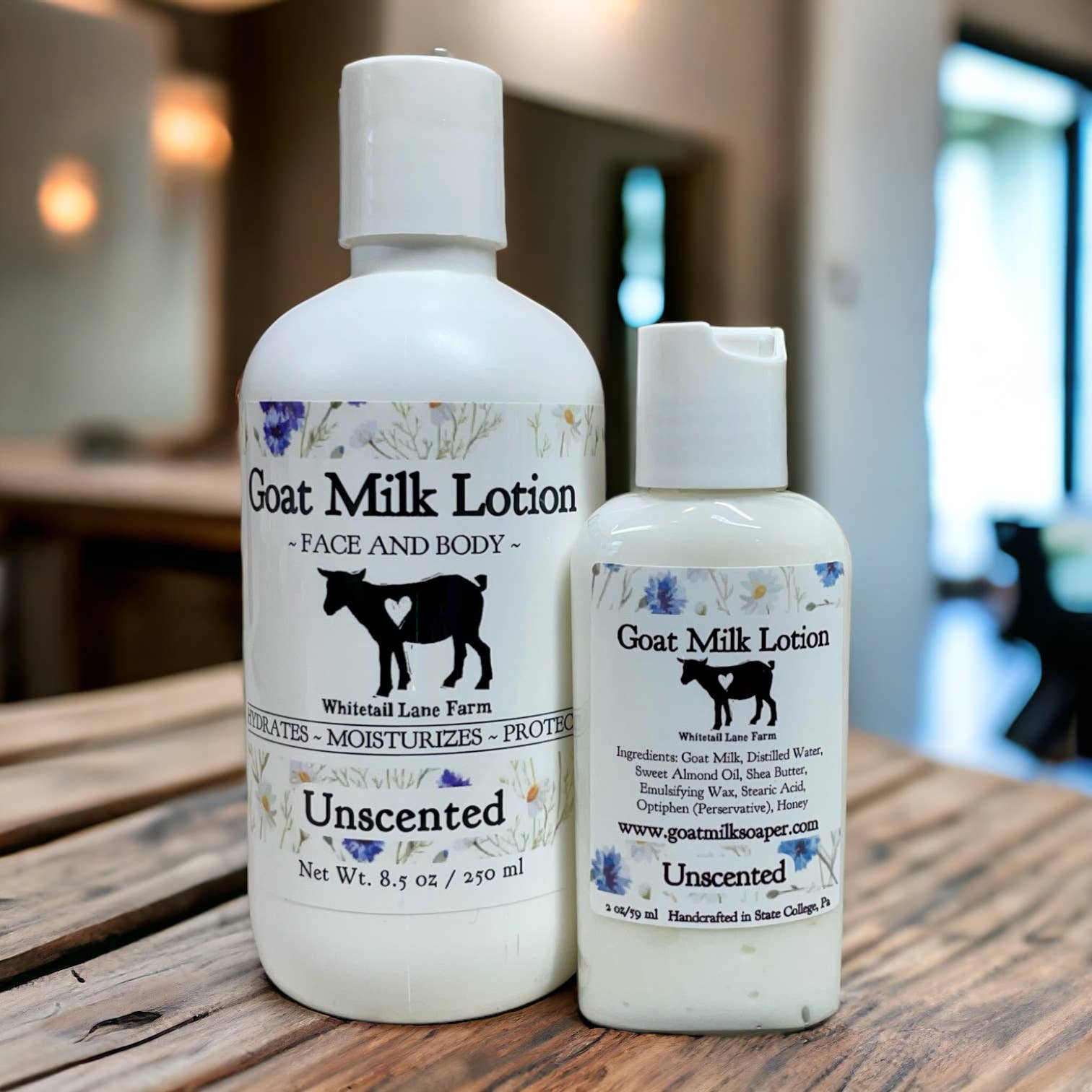 Goat Milk Lotion Unscented  8.5 oz pump - Simple Life Amish Store