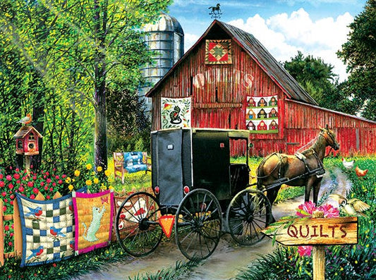 5114 Amish Quilt Sale 1000 pc Puzzle
