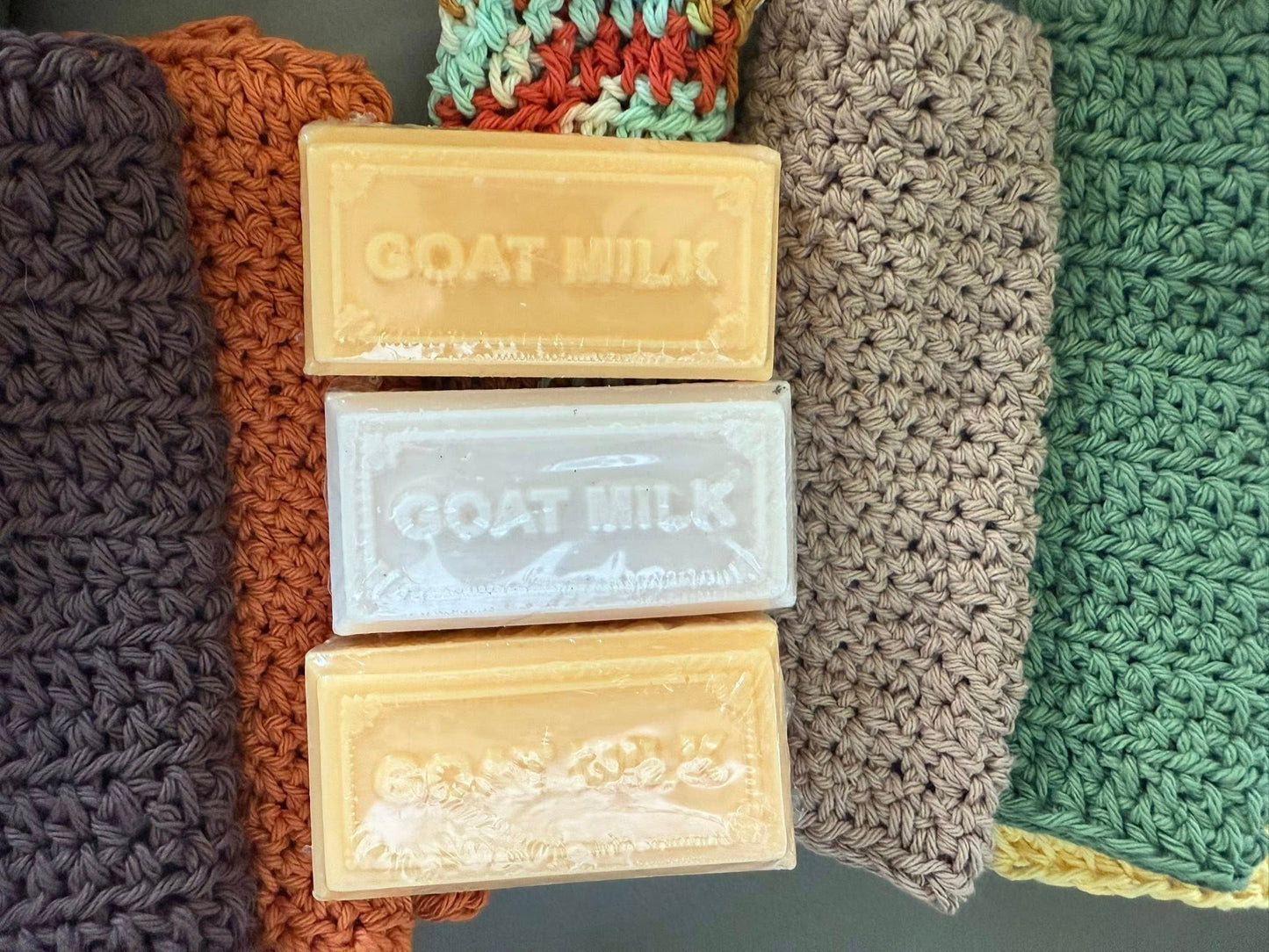 Hand-Crocheted Cotton dishcloths or washcloths (set of 3) - Simple Life Amish Store