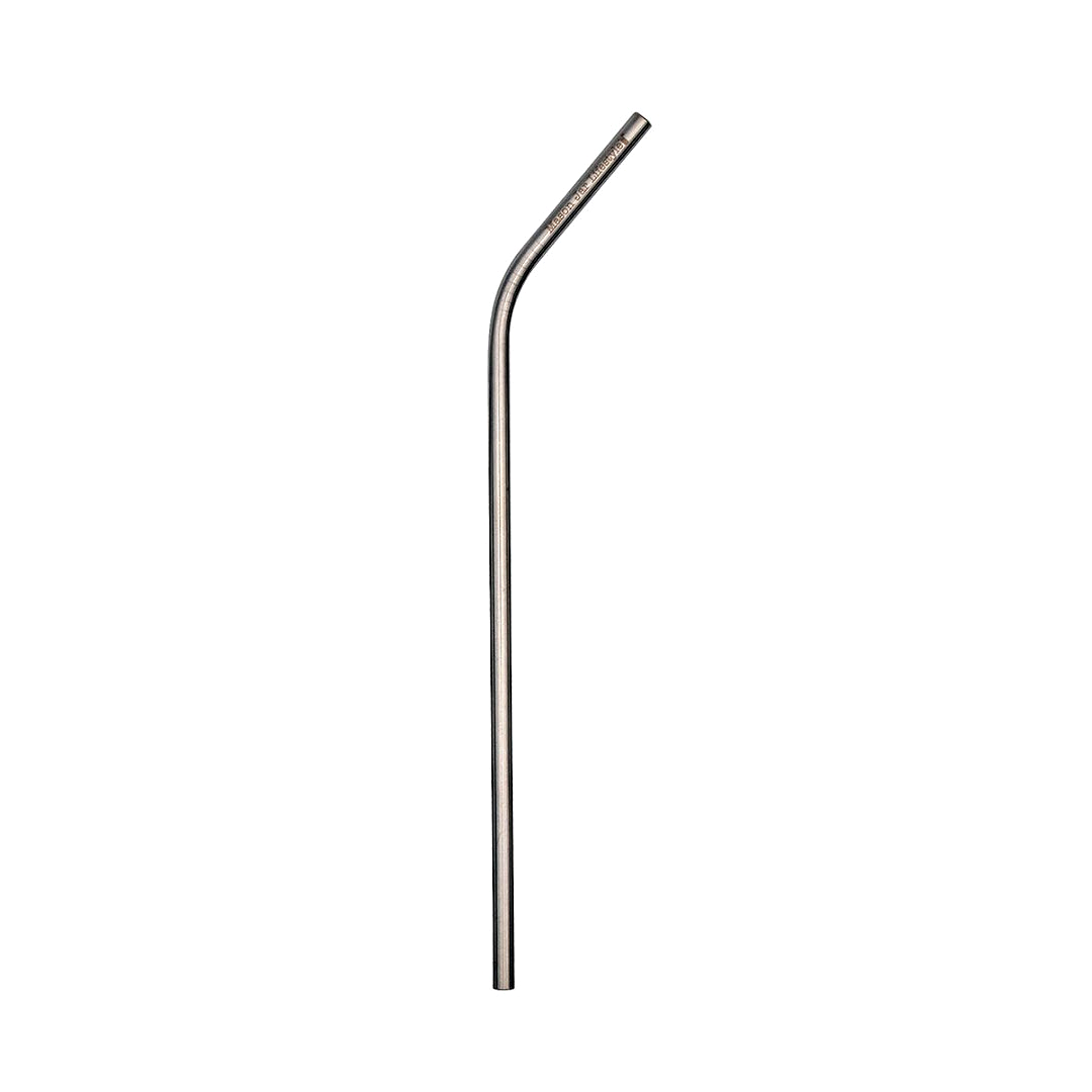 Long Thin Bent Stainless Steel Straw for Quart Mason Jars - Simple Life Amish Store