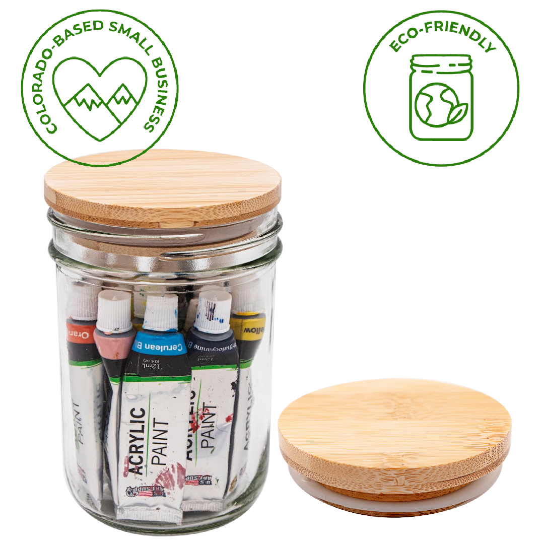 Bamboo Storage Stopper Lids for Mason Jars - Simple Life Amish Store