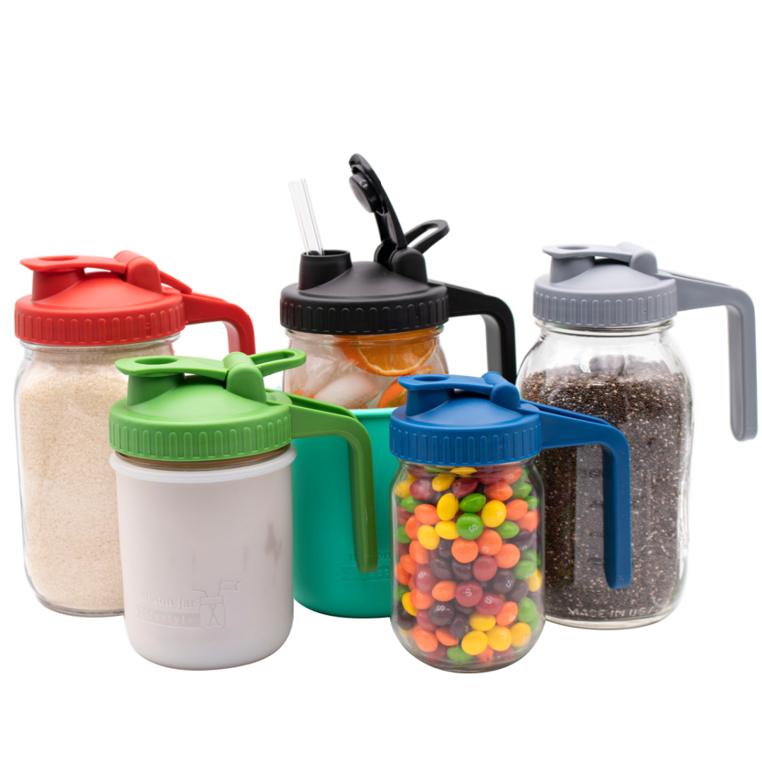 Pour & Store Pitcher Lid with Handle for Mason Jars - Simple Life Amish Store