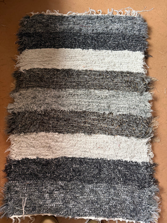 Amish Made Woven Rugs (greys) (26” x 44”) - Simple Life Amish Store