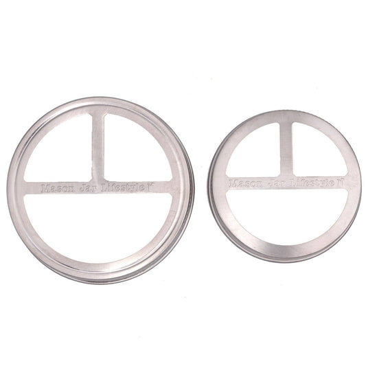 Toothbrush Holder Stainless Steel Lid for Mason Jars - Simple Life Amish Store