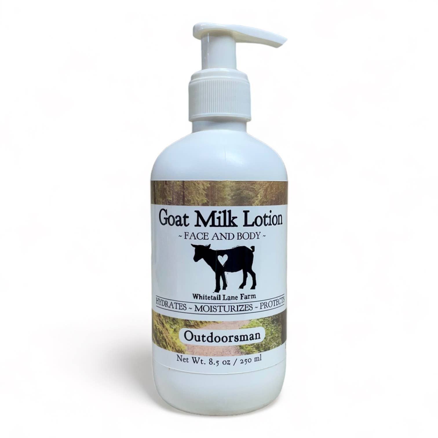 Goat Milk Lotion Outdoorsman 8 oz pump - Simple Life Amish Store