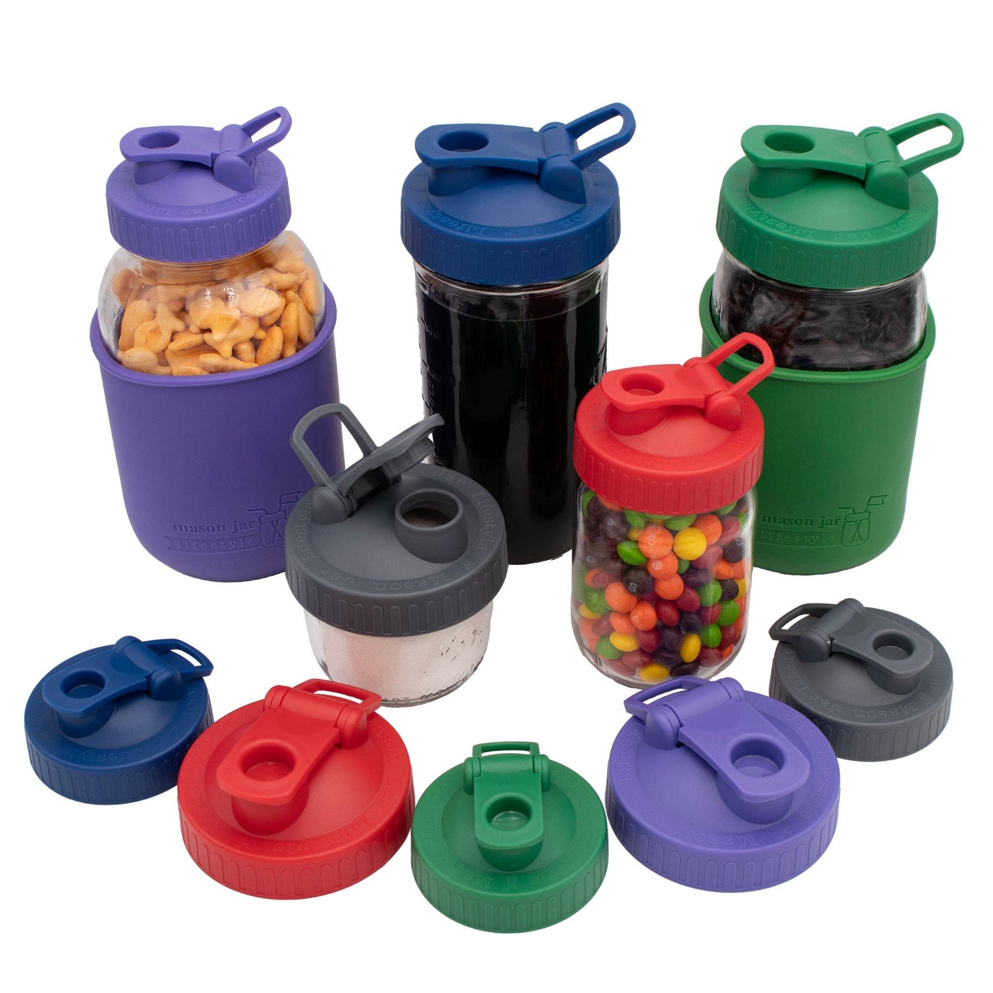 Pour & Store Shaker Lid with Carry Loop for Mason Jars - Simple Life Amish Store