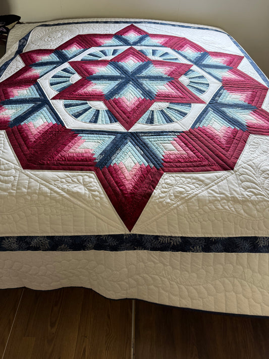 Amish Quilt (Chrysler Star) - Simple Life Amish Store