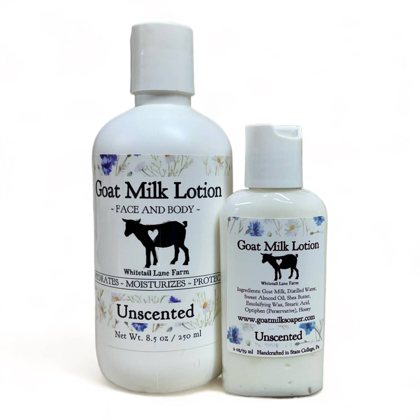 Goat Milk Lotion Unscented  8.5 oz pump - Simple Life Amish Store