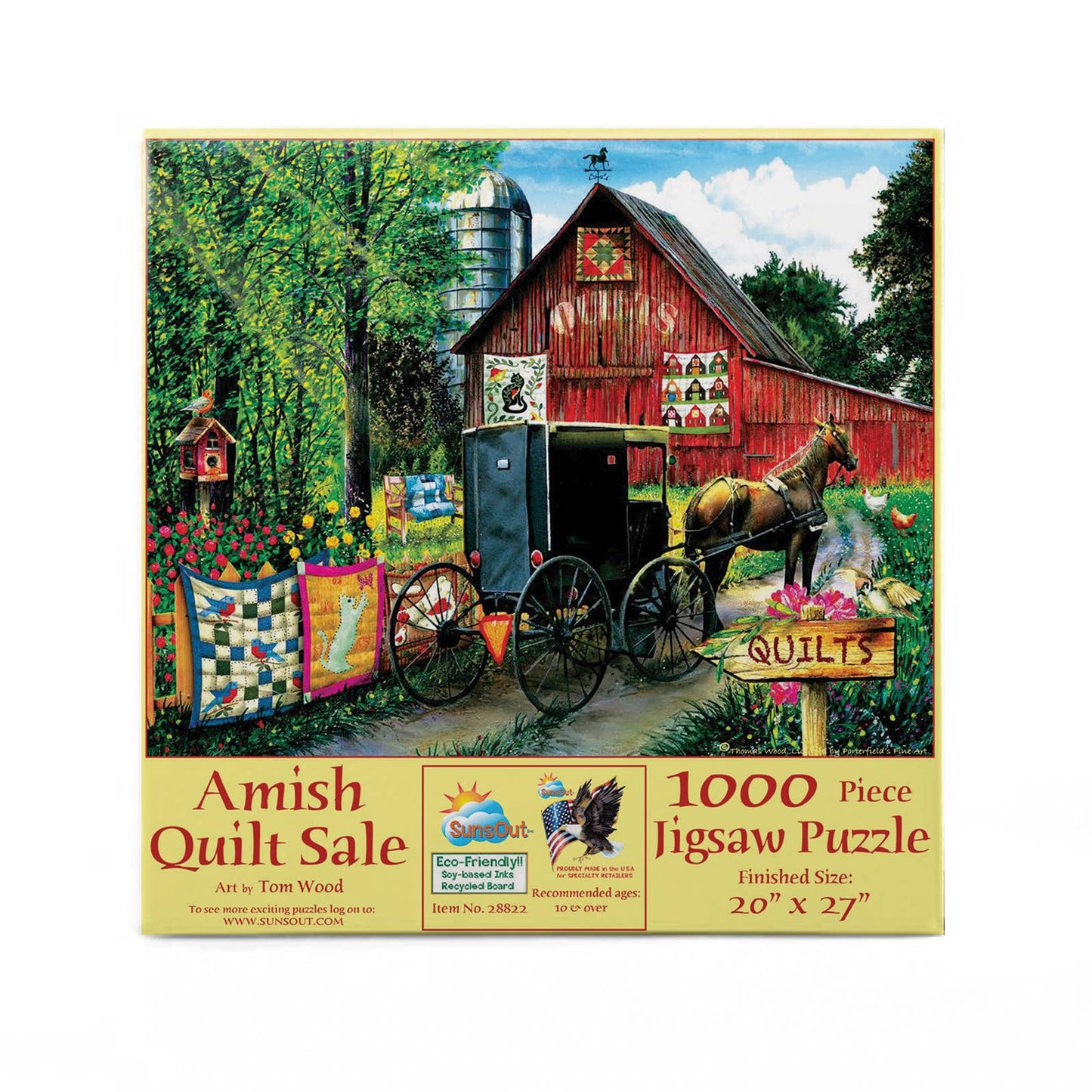 5114 Amish Quilt Sale 1000 pc Puzzle