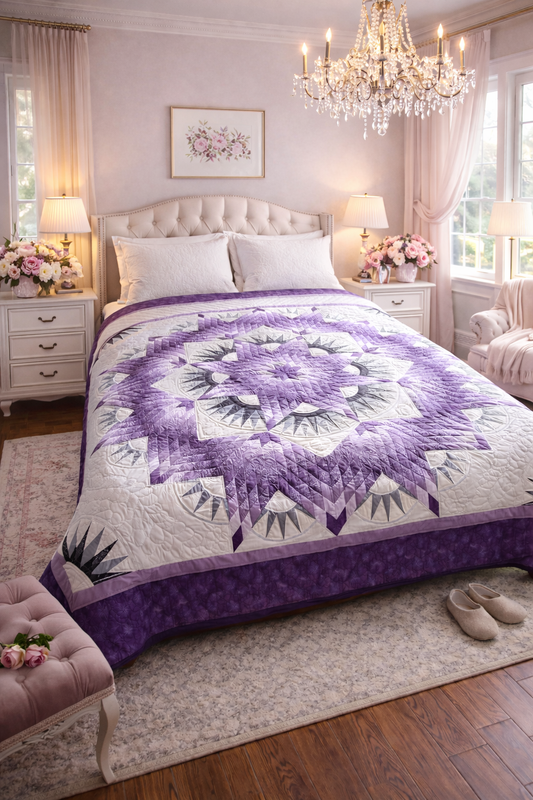 Mariner’s Star (purple and grays)