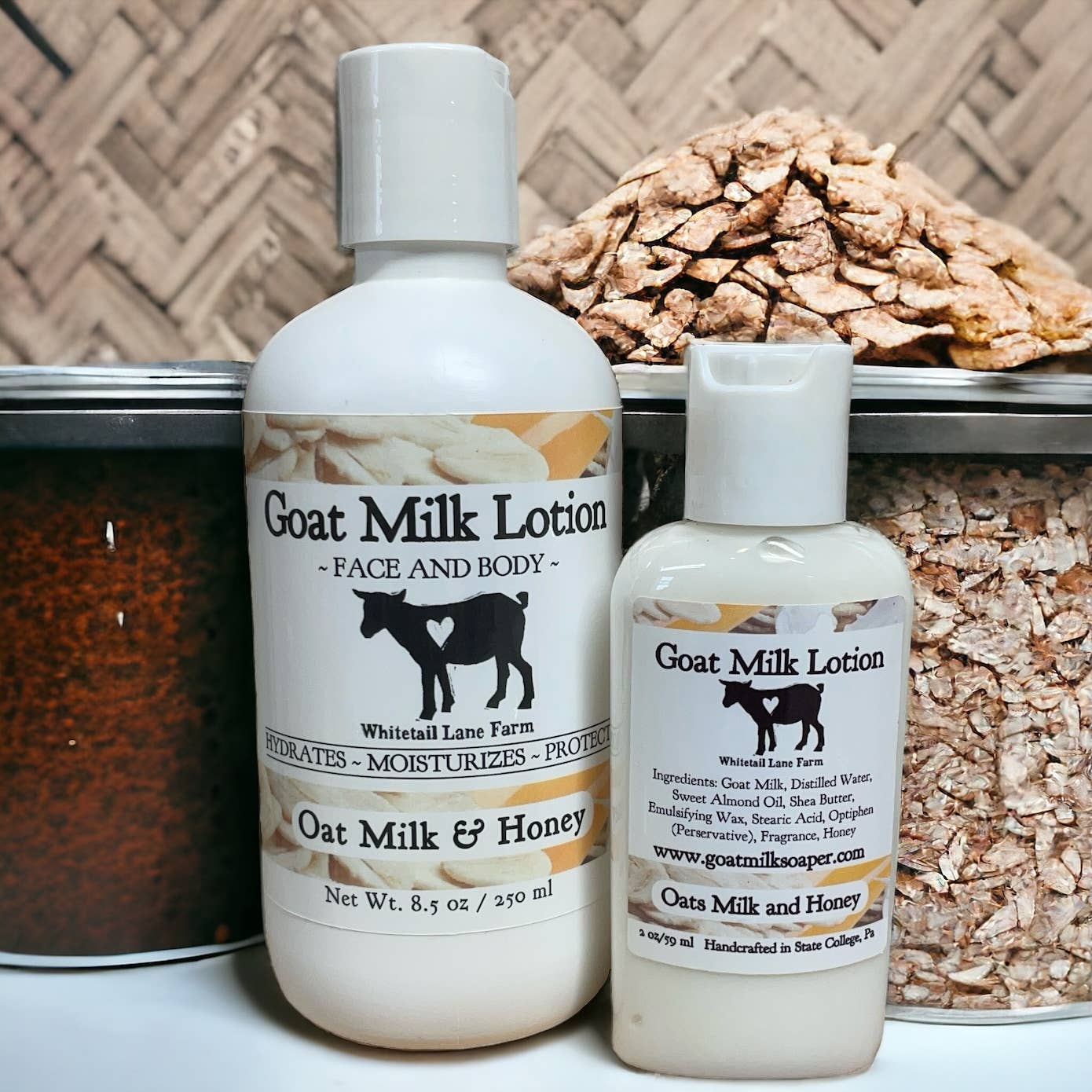 Goat Milk Lotion - Oats Milk and Honey - Simple Life Amish Store