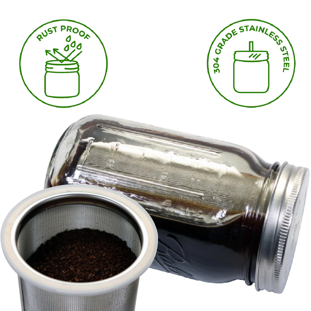 Cold Brew Coffee and Tea Maker Stainless Steel Filter Kit - Simple Life Amish Store