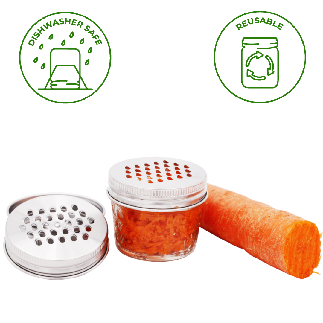 Grater / Shredder Lid for Mason Jars - Simple Life Amish Store