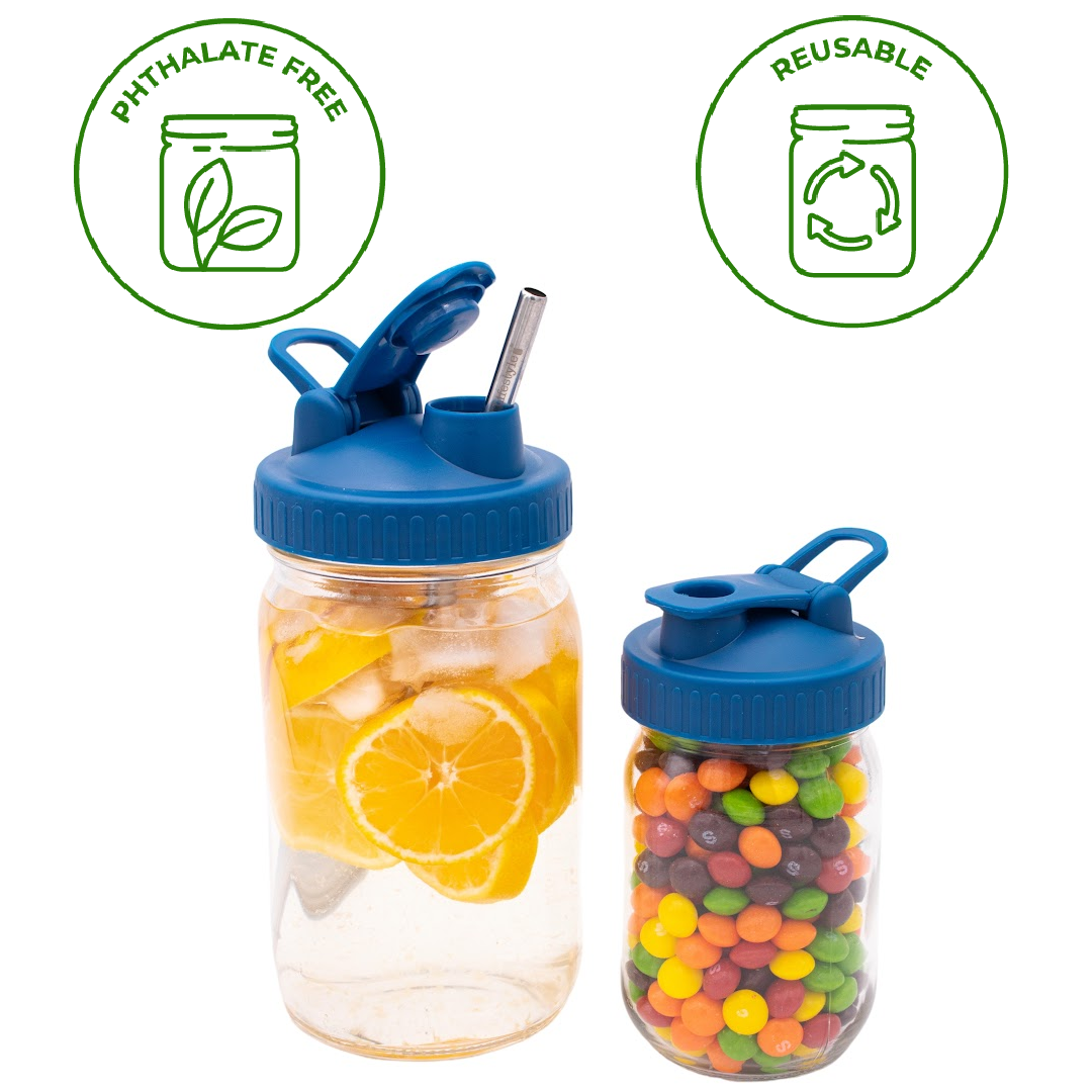Pour & Store Shaker Lid with Carry Loop for Mason Jars - Simple Life Amish Store