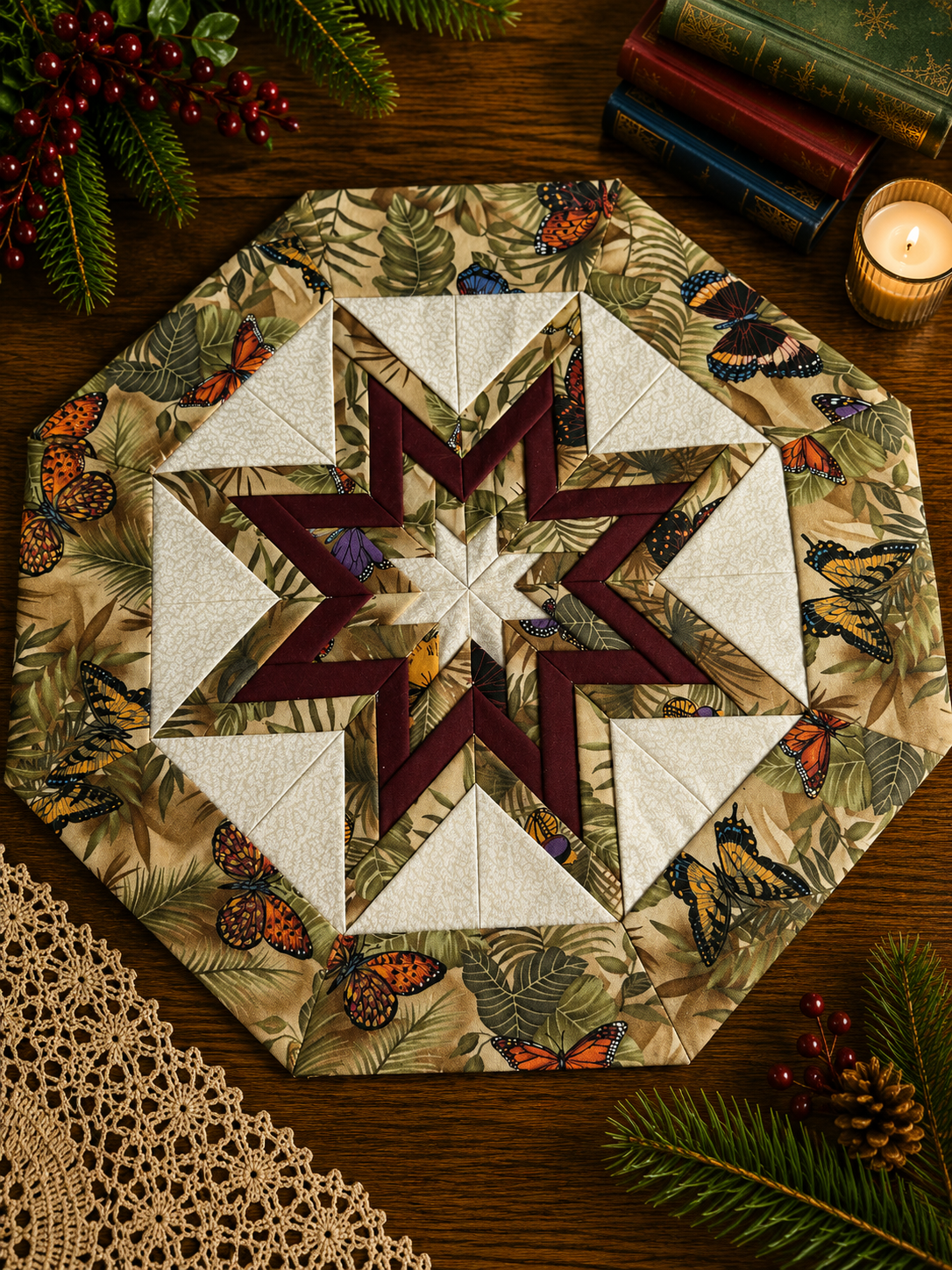 Amish made Table Topper