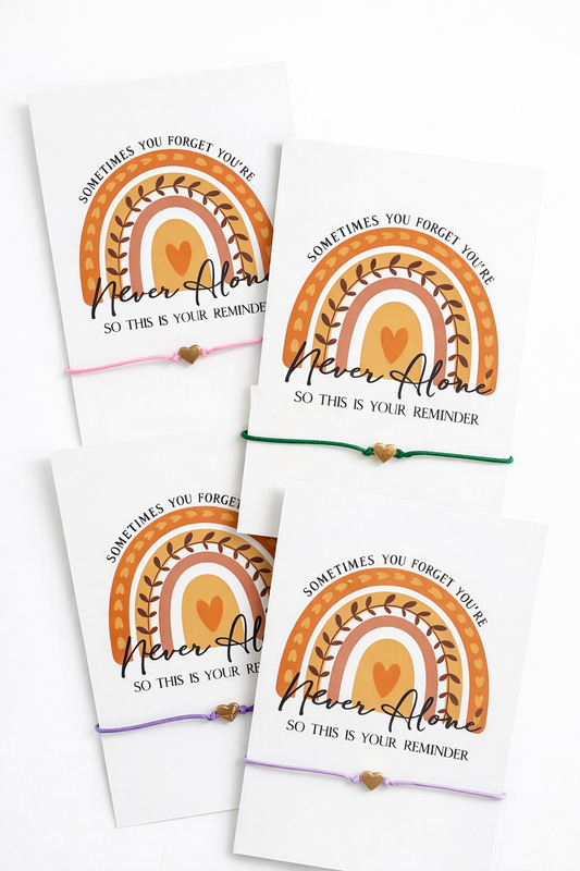 Sometimes you forget you’re smart, encouragement bracelet and card. (Bundle of 5) - Simple Life Amish Store