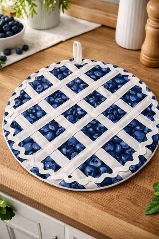 Amish Made Berry Pie Pot Holder - Simple Life Amish Store