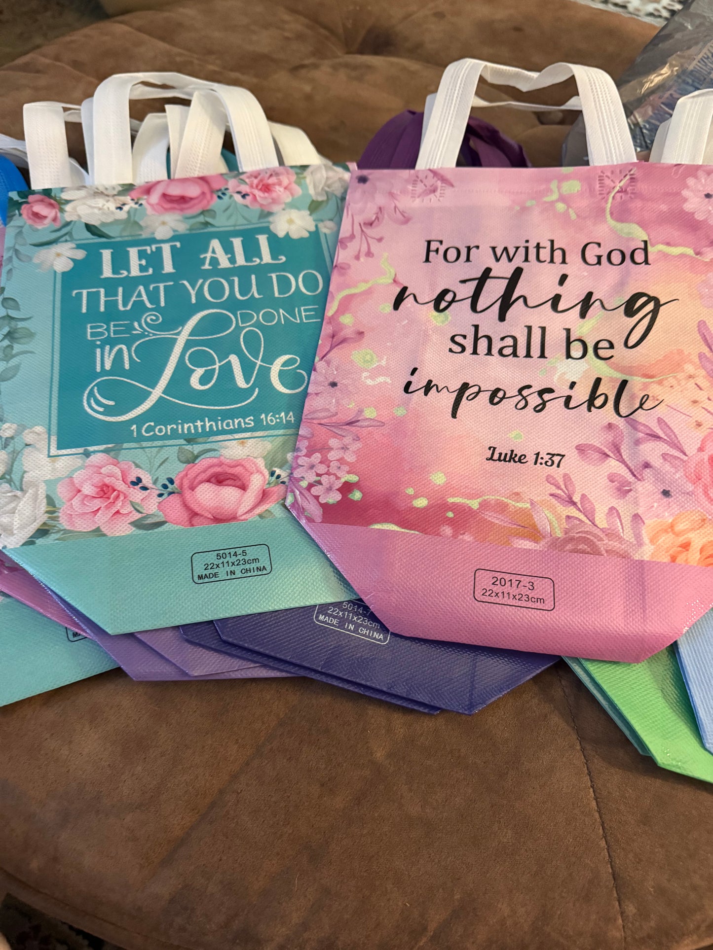 Anna’s gift bags