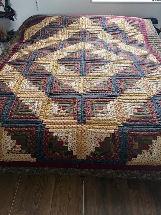 Amish Quilt ( Log Cabin) - Simple Life Amish Store