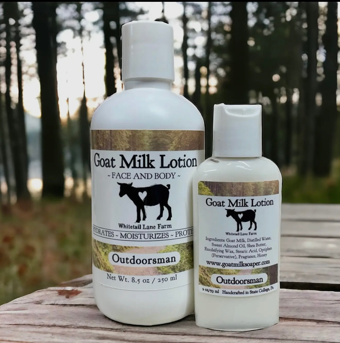 Goat Milk Lotion - Outdoorsman - Simple Life Amish Store