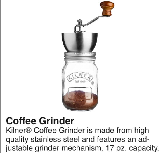 Coffee Grinder (Kilner hand cranked) - Simple Life Amish Store