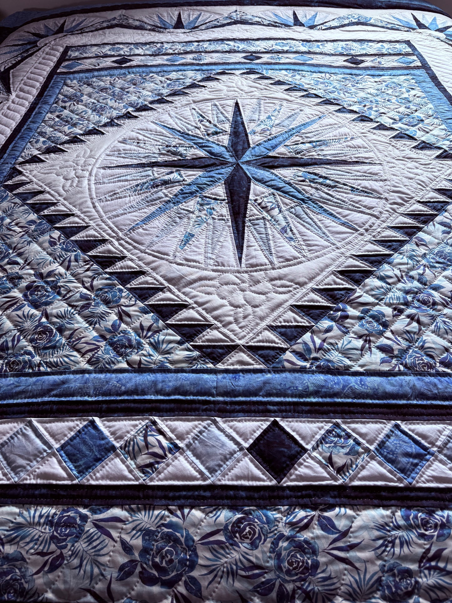 Amish Quilt (Mariner’s Compass) - Simple Life Amish Store