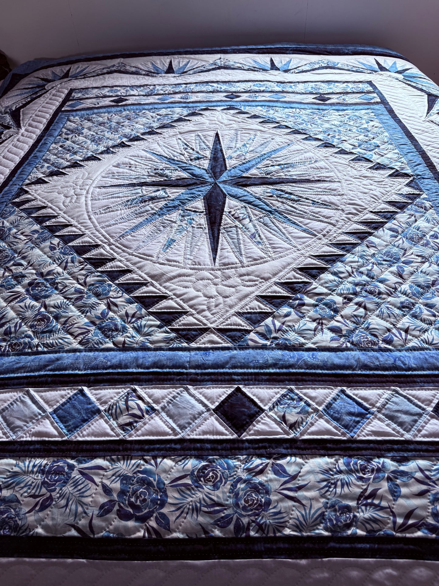 Amish Quilt (Mariner’s Compass) - Simple Life Amish Store