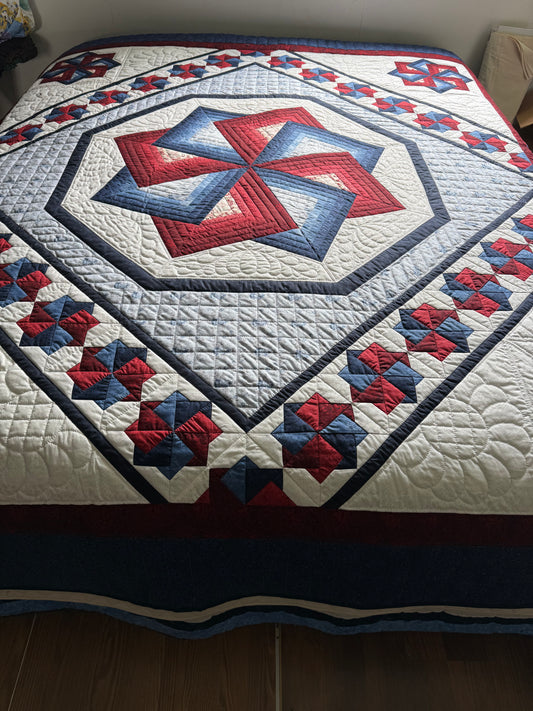 Amish Quilt (Spinning Star) - Simple Life Amish Store