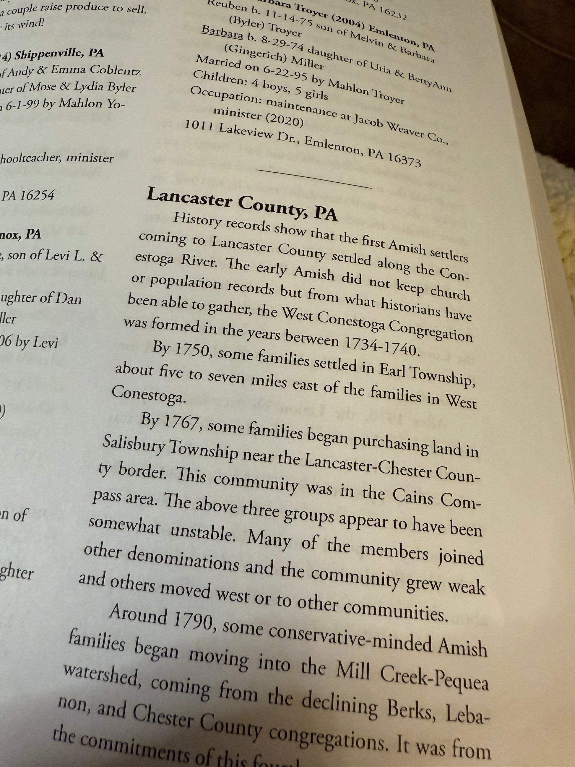 Amish and Mennonite Settlements of America - Simple Life Amish Store