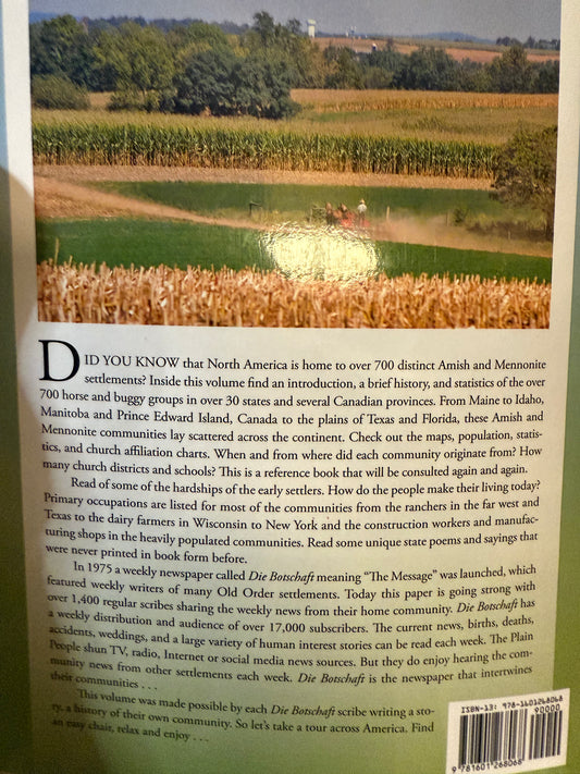 Amish and Mennonite Settlements of America - Simple Life Amish Store