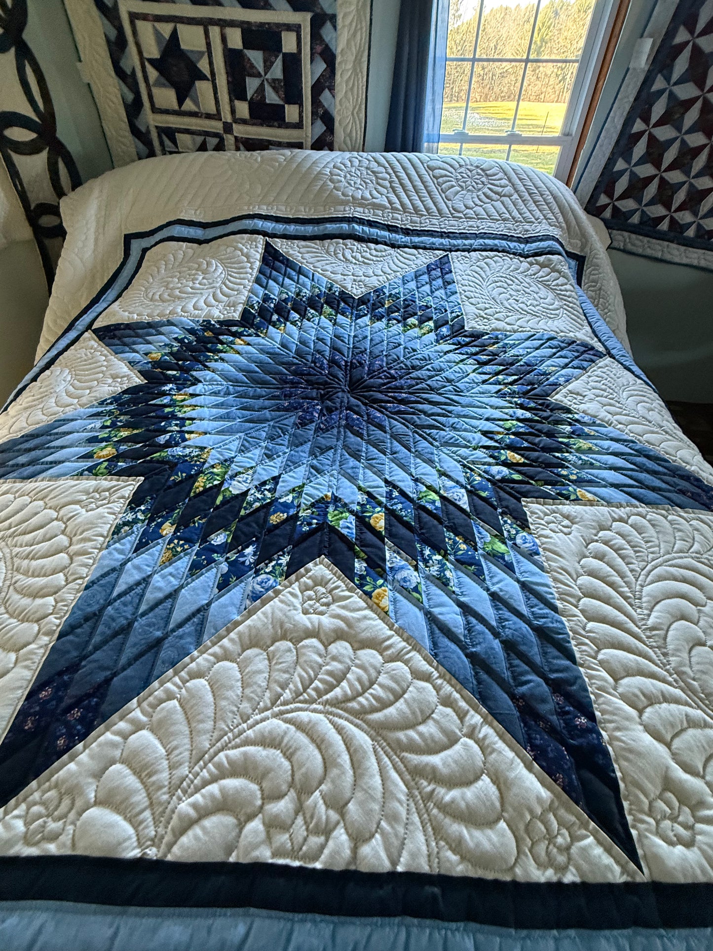Amish Quilt ( Lone Star) - Simple Life Amish Store