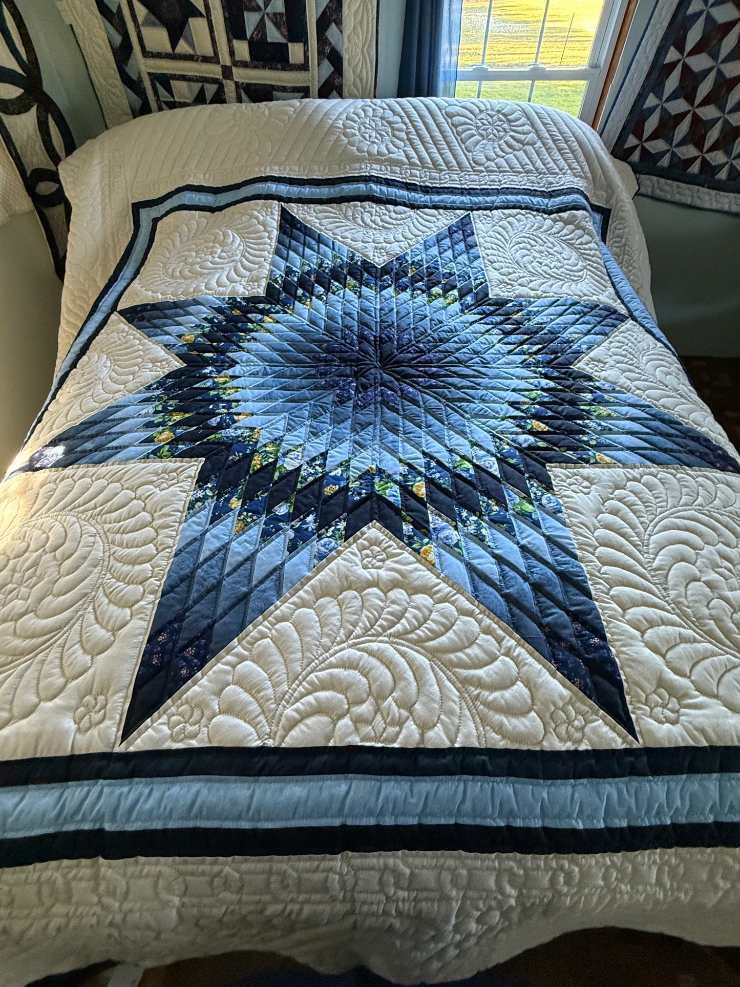 Amish Quilt ( Lone Star) - Simple Life Amish Store