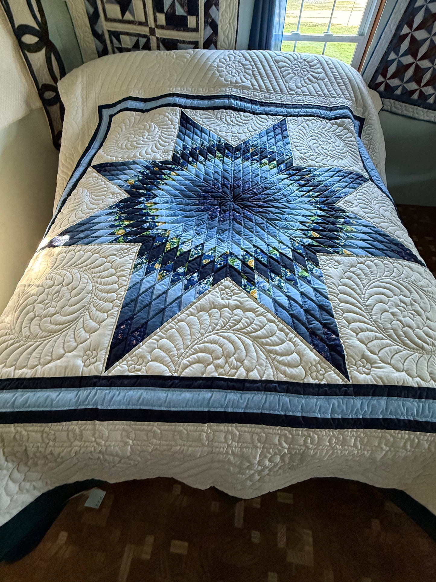 Amish Quilt ( Lone Star) - Simple Life Amish Store