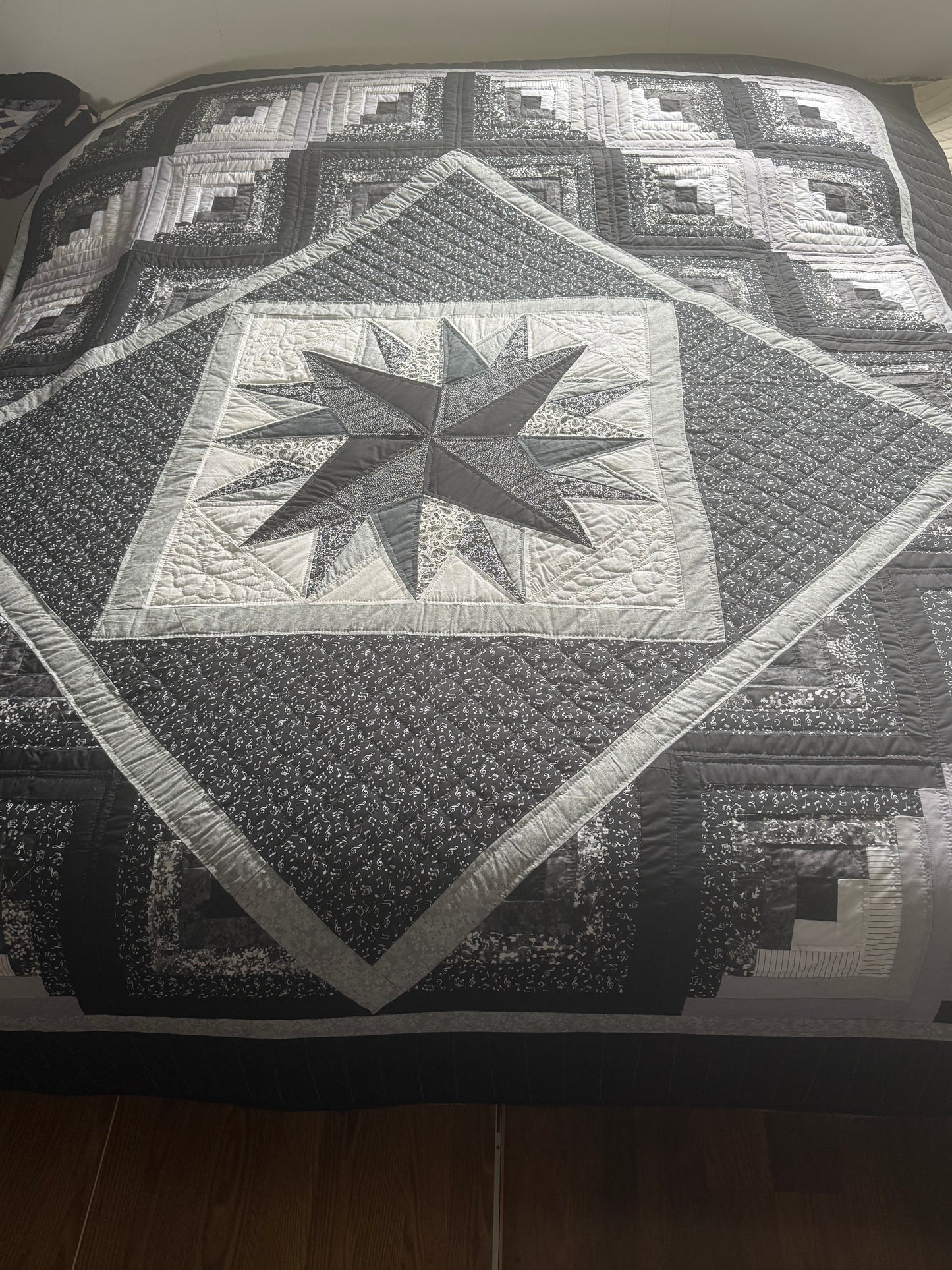 Amish Quilt ( Log Cabin Star) - Simple Life Amish Store