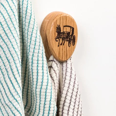 Amish wooden towel holder - Simple Life Amish Store