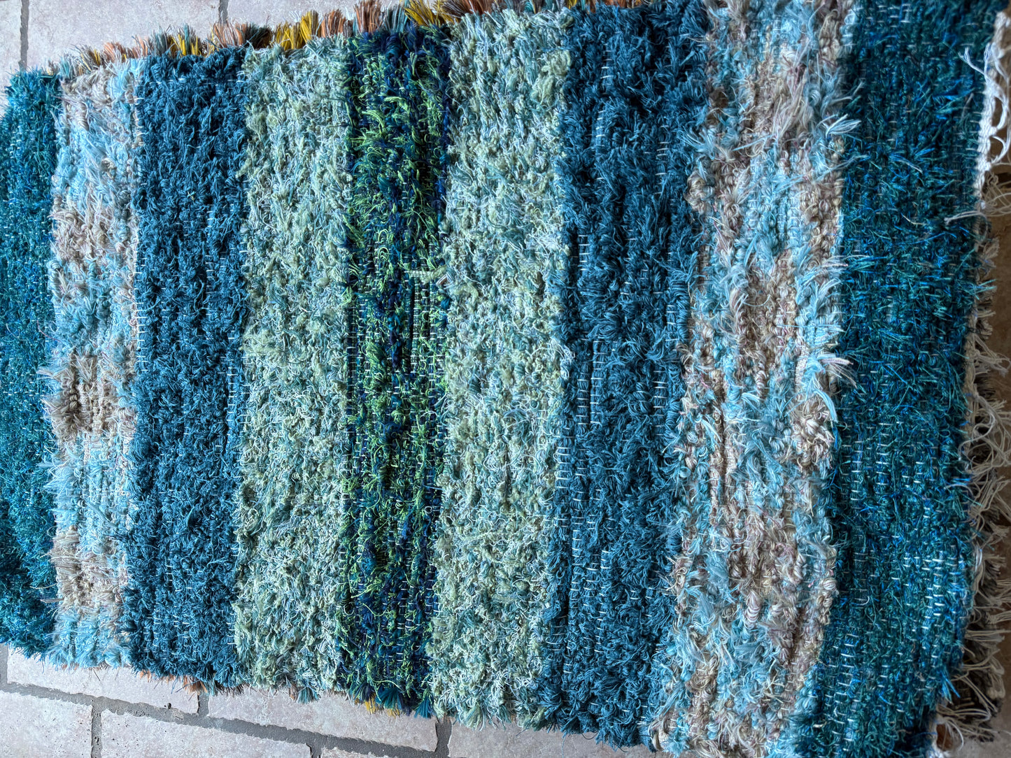 Amish Made Woven Rugs (Aqua, Turquoise, Teal.....gorgeous Ocean colors!!!) (26” x 44”) - Simple Life Amish Store