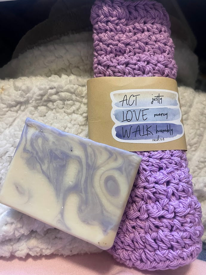 Hand-Crocheted Cotton Washcloths (set of 10) - Simple Life Amish Store