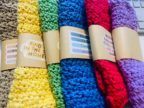 Hand-Crocheted Cotton Washcloths (set of 10) - Simple Life Amish Store